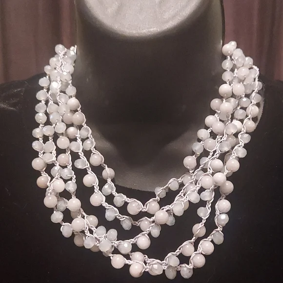 You & I Jewelry | You & I Signature Acrylic Lightweight multi-strand necklace - Picture 4 of 4